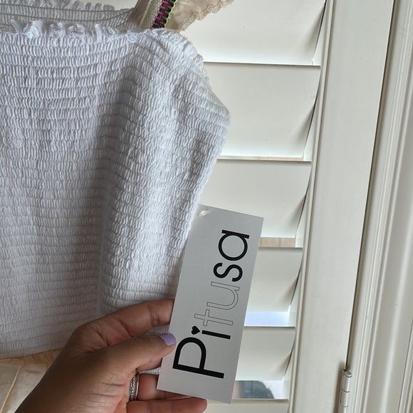 BRAND NEW Pitusa Ruffle Smocking Cotton Dress - Picture 6 of 10